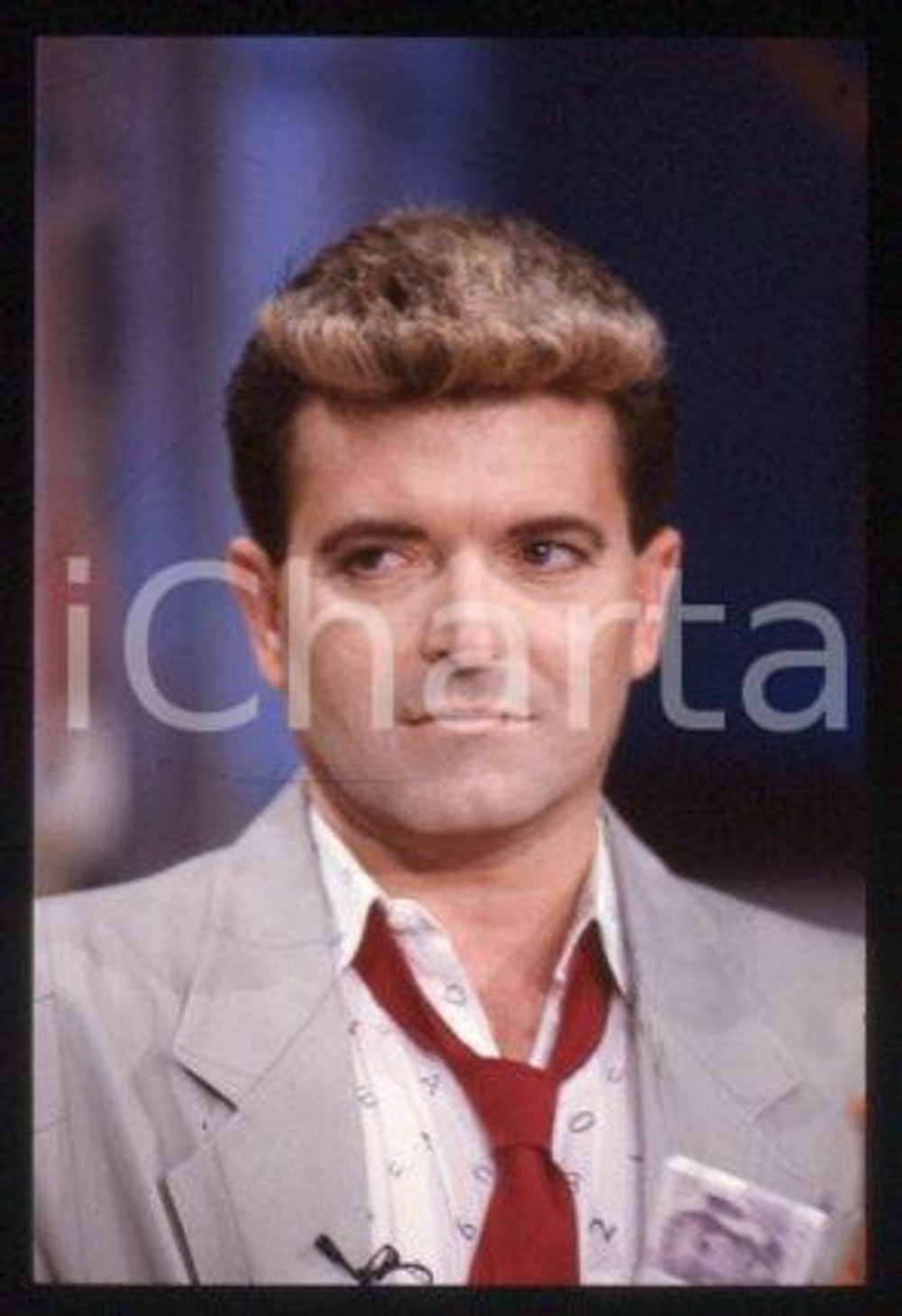 Cristiano MALGIOGLIO - ITALIA Un cantautore 1991 ca * 35 mm vintage slide 44