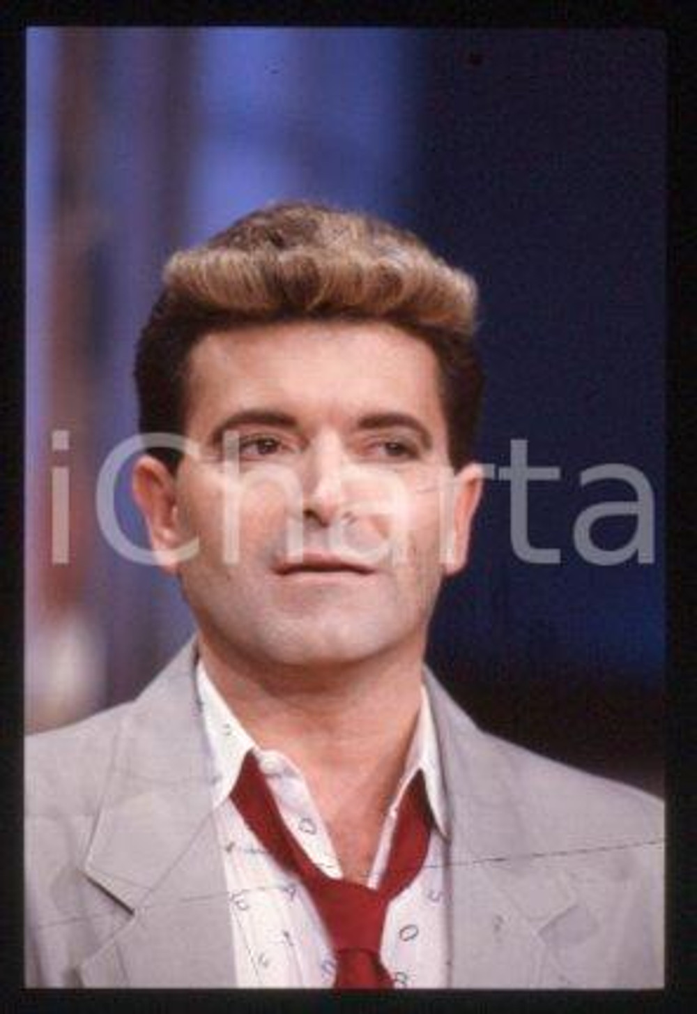 Cristiano MALGIOGLIO - ITALIA Un cantautore 1991 ca * 35 mm vintage slide 47
