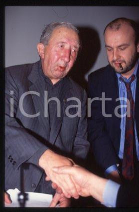 Don Luigi GIUSSANI MILAN Italian priest Costume 1998 ca * 35 mm vintage slide 9