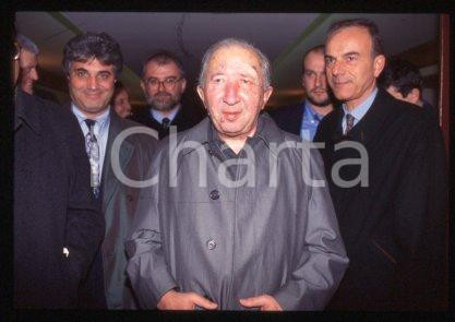 Don Luigi GIUSSANI MILAN Italian priest Costume 1998 ca * 35 mm vintage slide 12