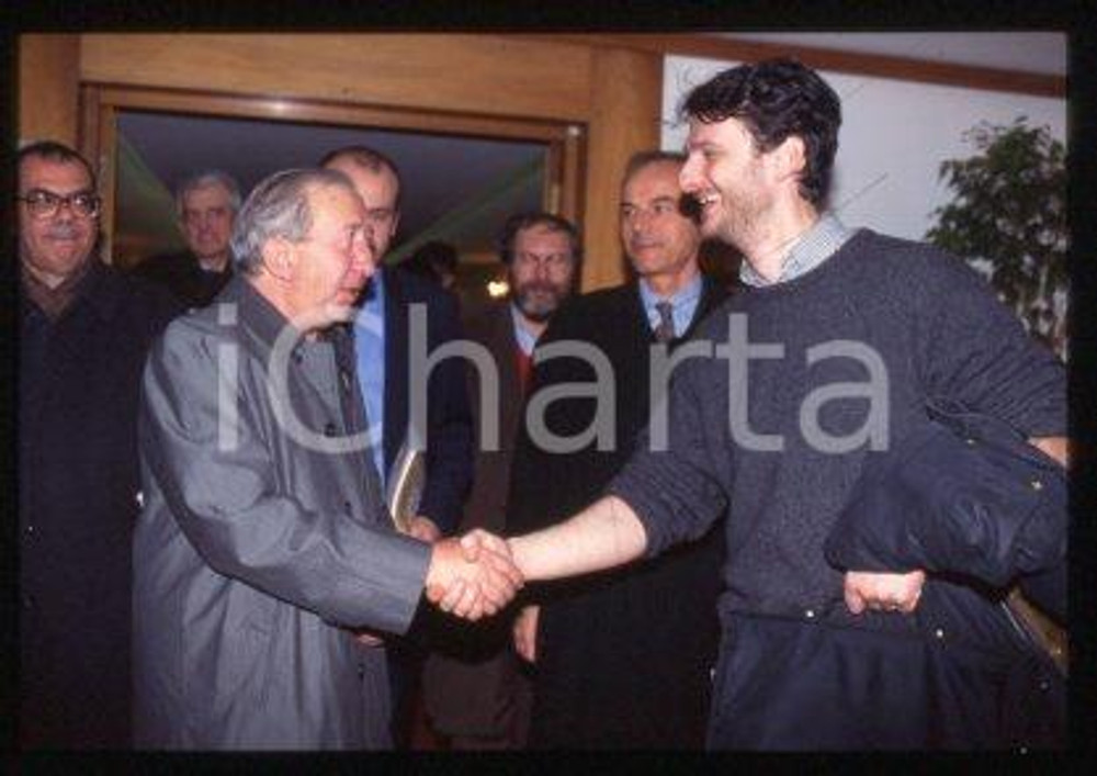 Don Luigi GIUSSANI - MILAN Italian priest 1998 ca * 35 mm vintage slide 26