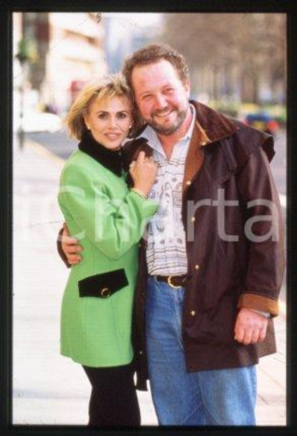 Britt EKLAND and Michael SELLERS - STOCKHOLM 1992 * 35 mm vintage slide 22