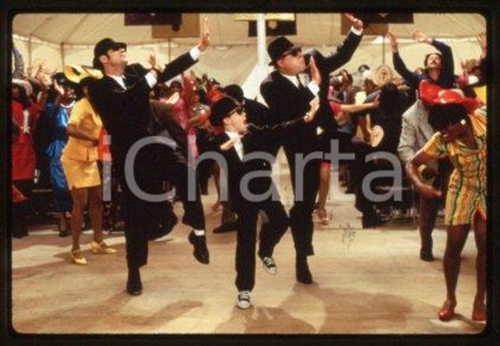 Dan AYKROYD Evan BONIFANT CINEMA BLUES BROTHERS 2000 1998 * 35mm vintage slide 3
