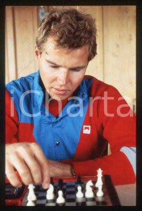 Marc GIRARDELLI - SPORT Alpine ski racer Chess 1989 ca * 35 mm vintage slide 4