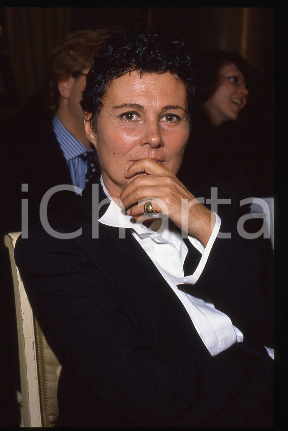Fotografia d epoca originale Rosanna ARMANI  COSTUME 1990 ca  35 mm vintage slide 2 1