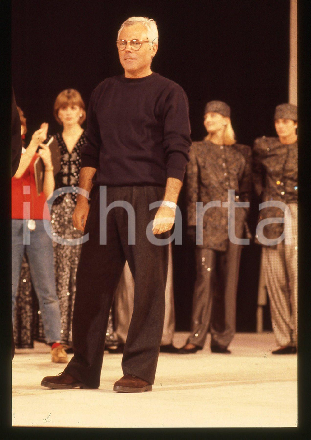Giorgio ARMANI - MODA Sfilata primavera-estate 1995 ca * 35 mm vintage slide 5