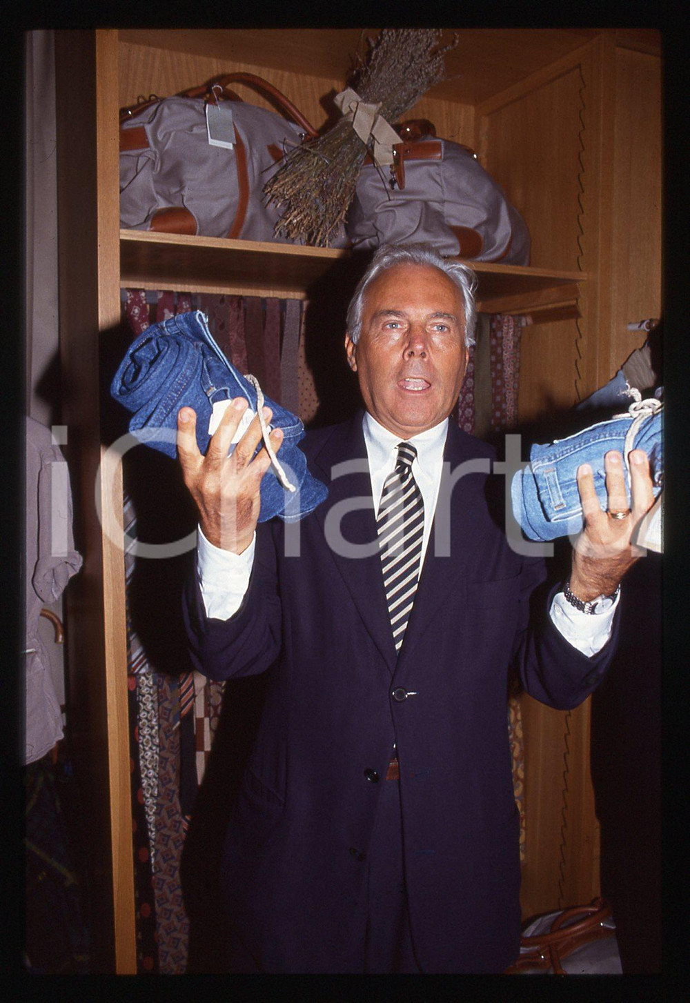 Giorgio ARMANI - MODA - MILANO CONVIVIO 1992 * 35 mm vintage slide 41