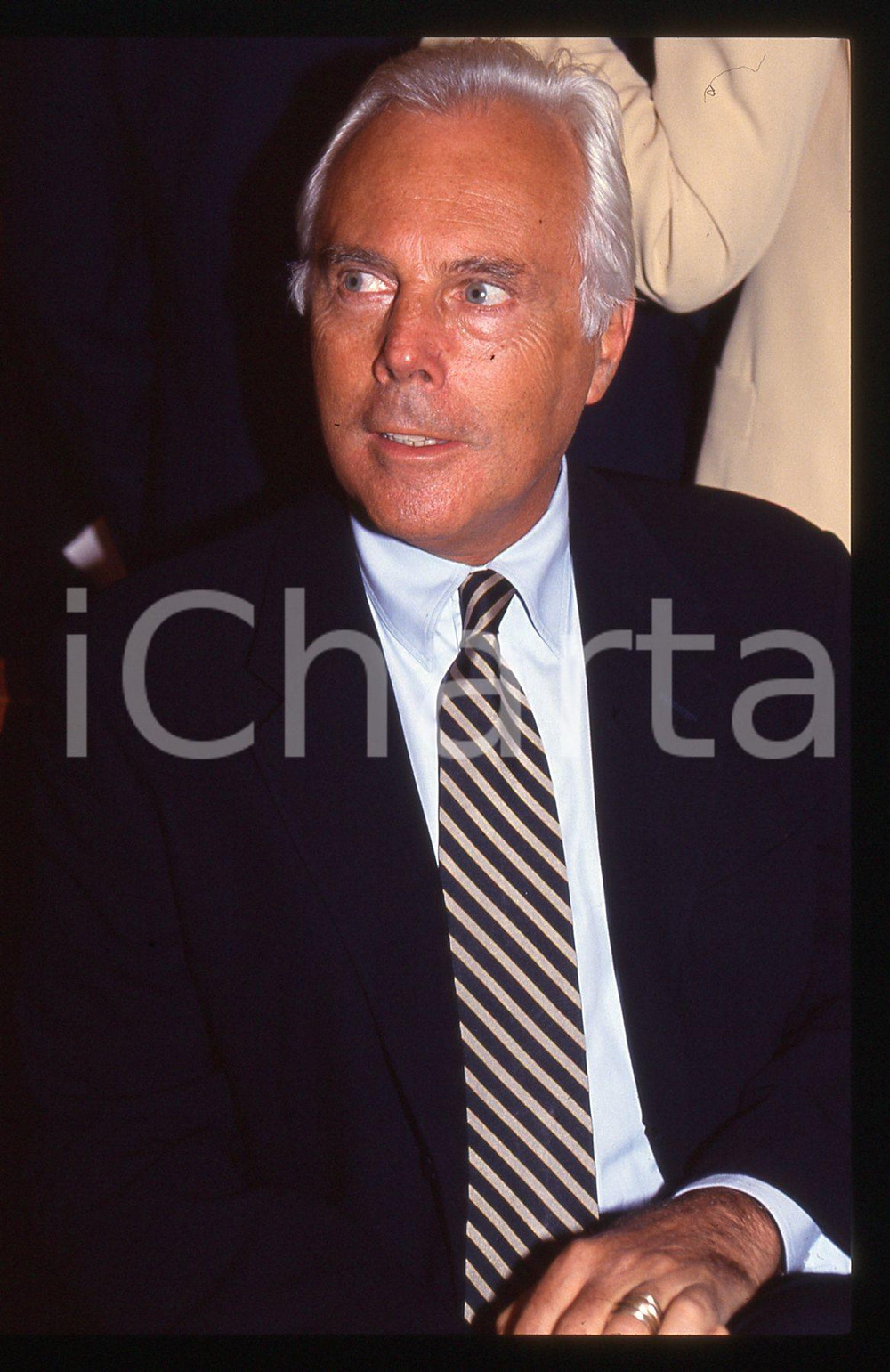 Giorgio ARMANI - MODA Stilista e imprenditore 1990 ca * 35 mm vintage slide 46