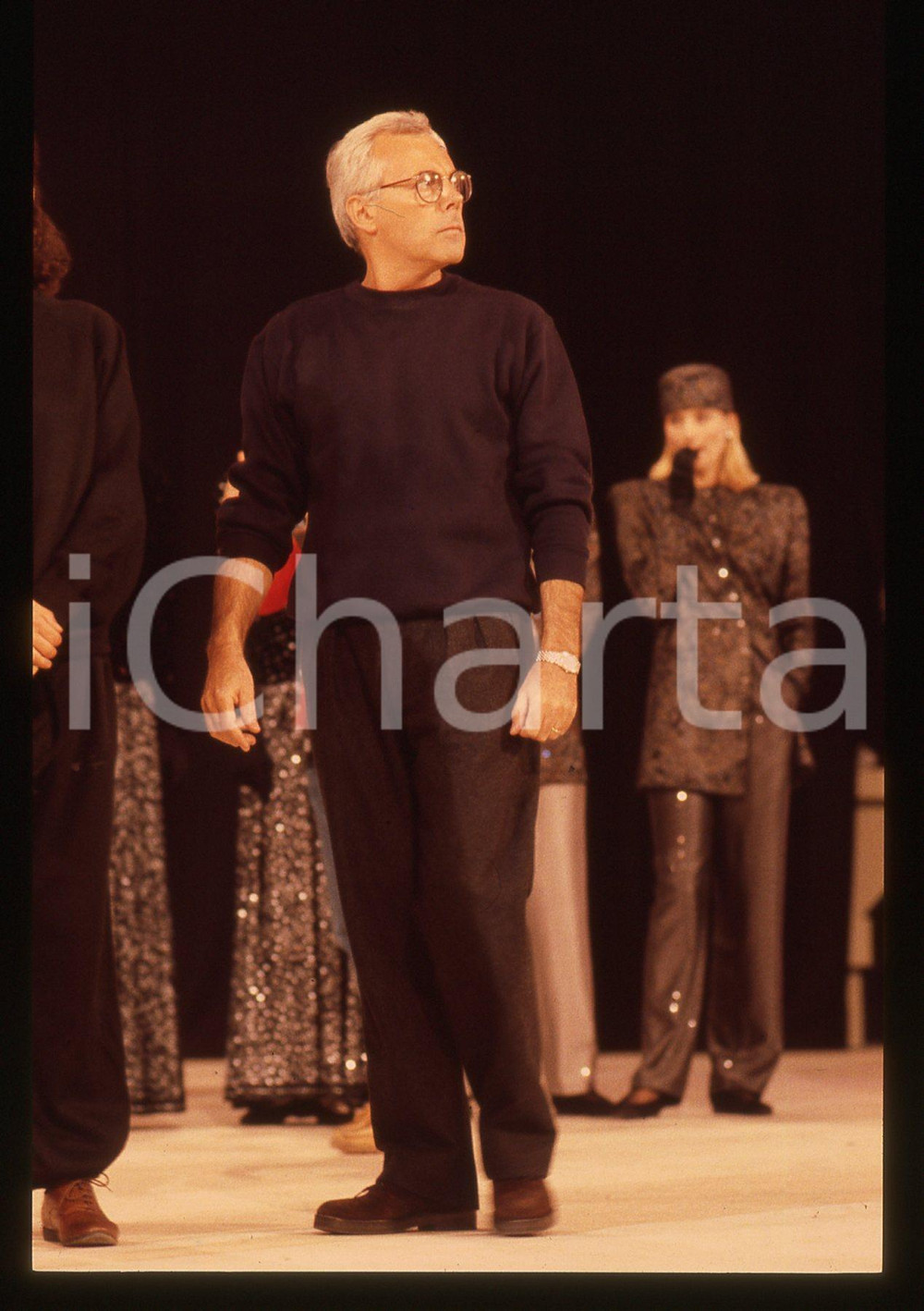 Giorgio ARMANI - MODA Sfilata primavera-estate 1995 ca * 35 mm vintage slide 11