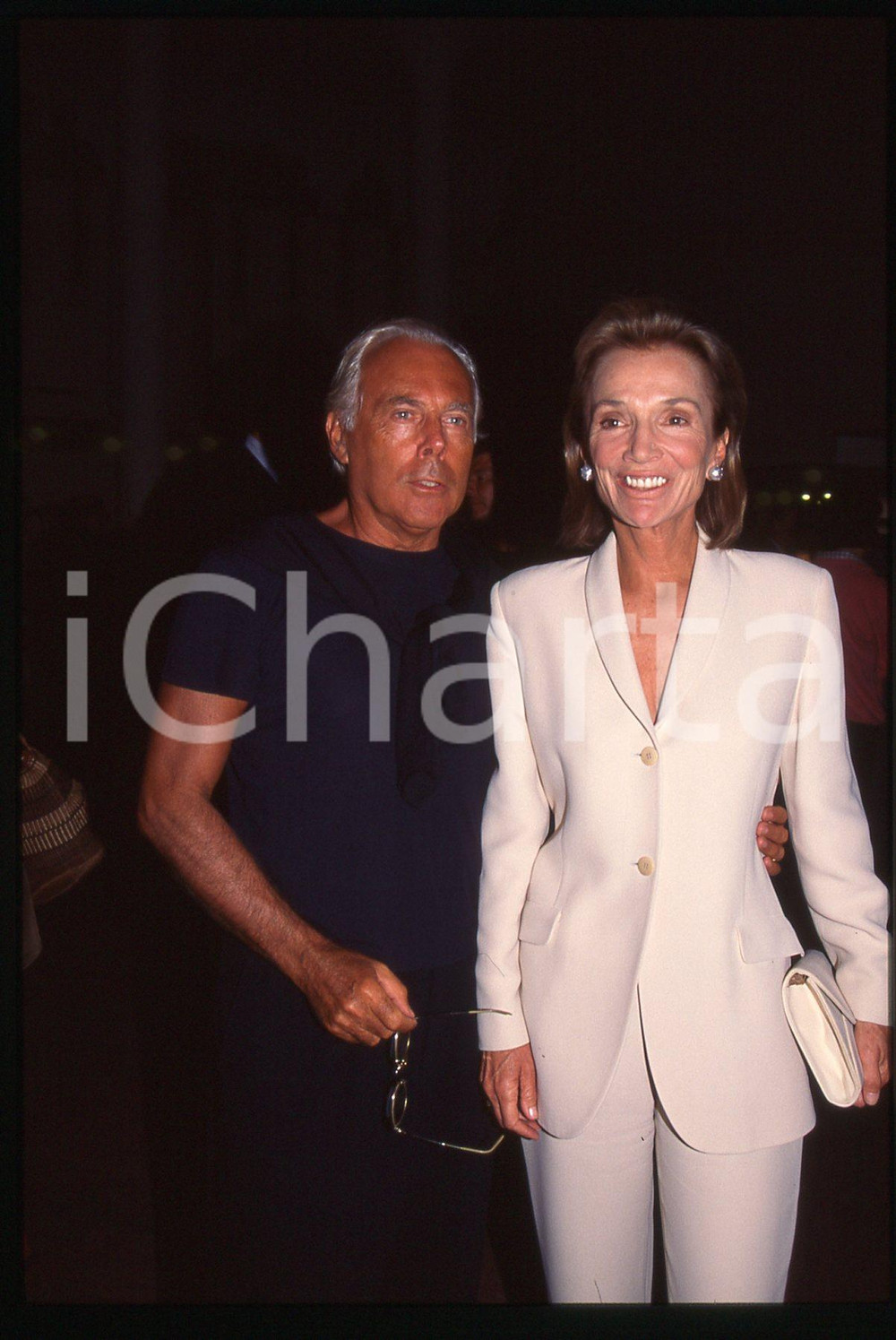 Giorgio ARMANI - MODA Stilista e imprenditore 1995 ca * 35 mm vintage slide 36