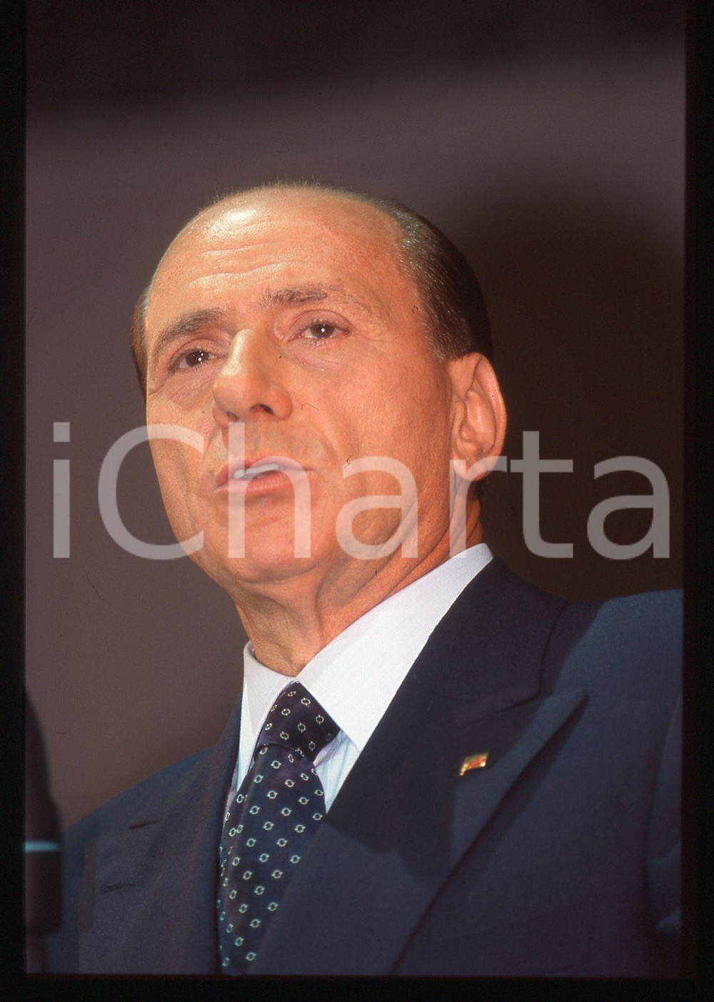 Silvio BERLUSCONI - POLITICA 1995 ca *35 mm vintage slide