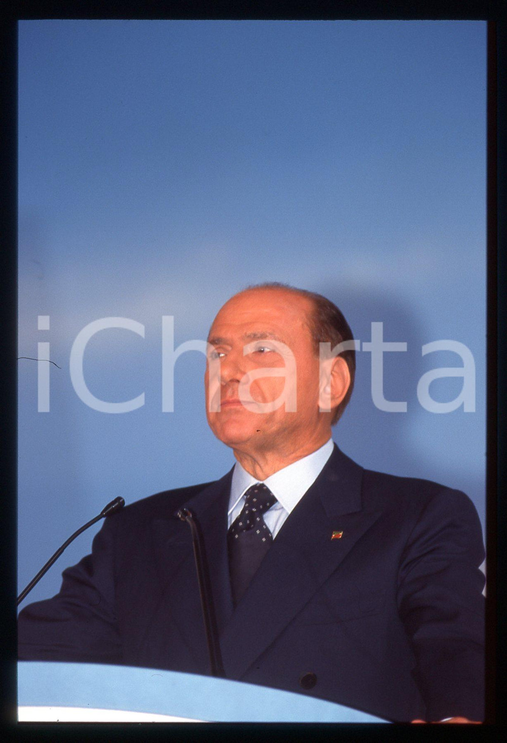 Silvio BERLUSCONI POLITICA Congresso FORZA ITALIA 1995 ca *35mm vintage slide 20