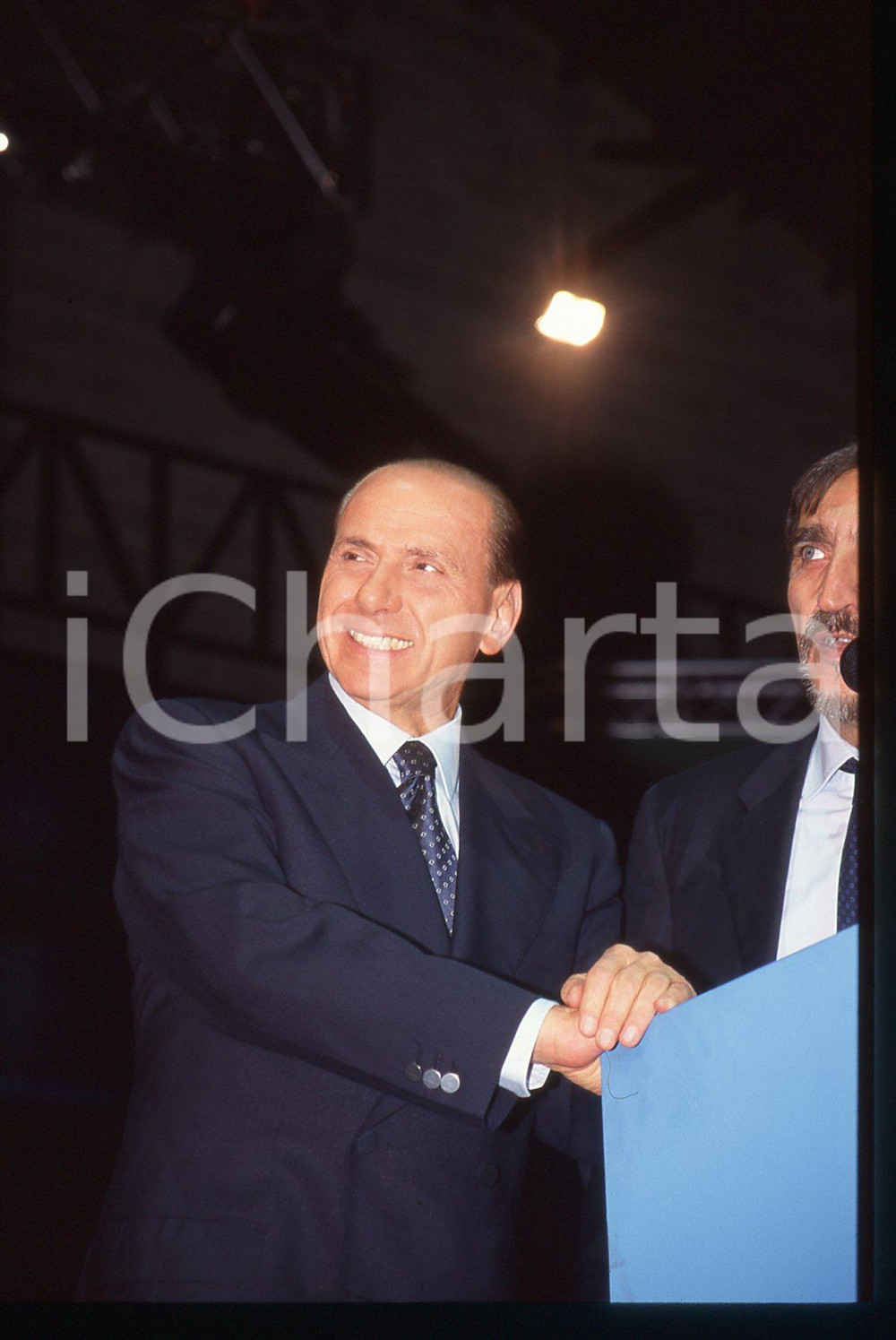 Silvio BERLUSCONI e Ignazio LA RUSSA - POLITICA 1995 ca * 35 mm vintage slide 3