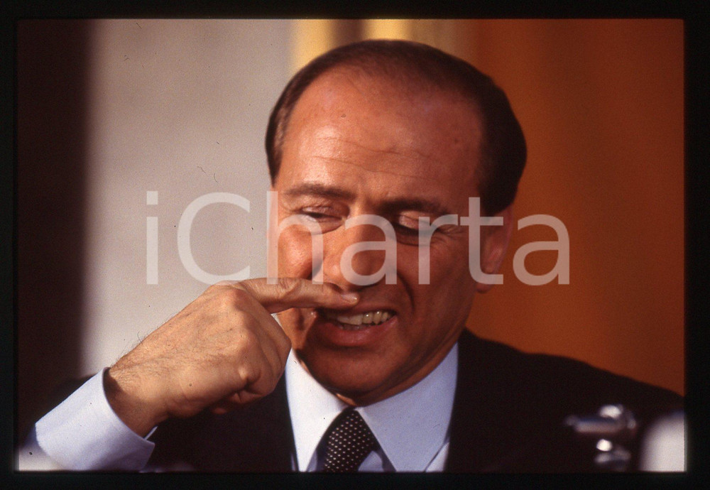 Silvio BERLUSCONI POLITICA - FORZA ITALIA 1995 ca *35 mm vintage slide 39