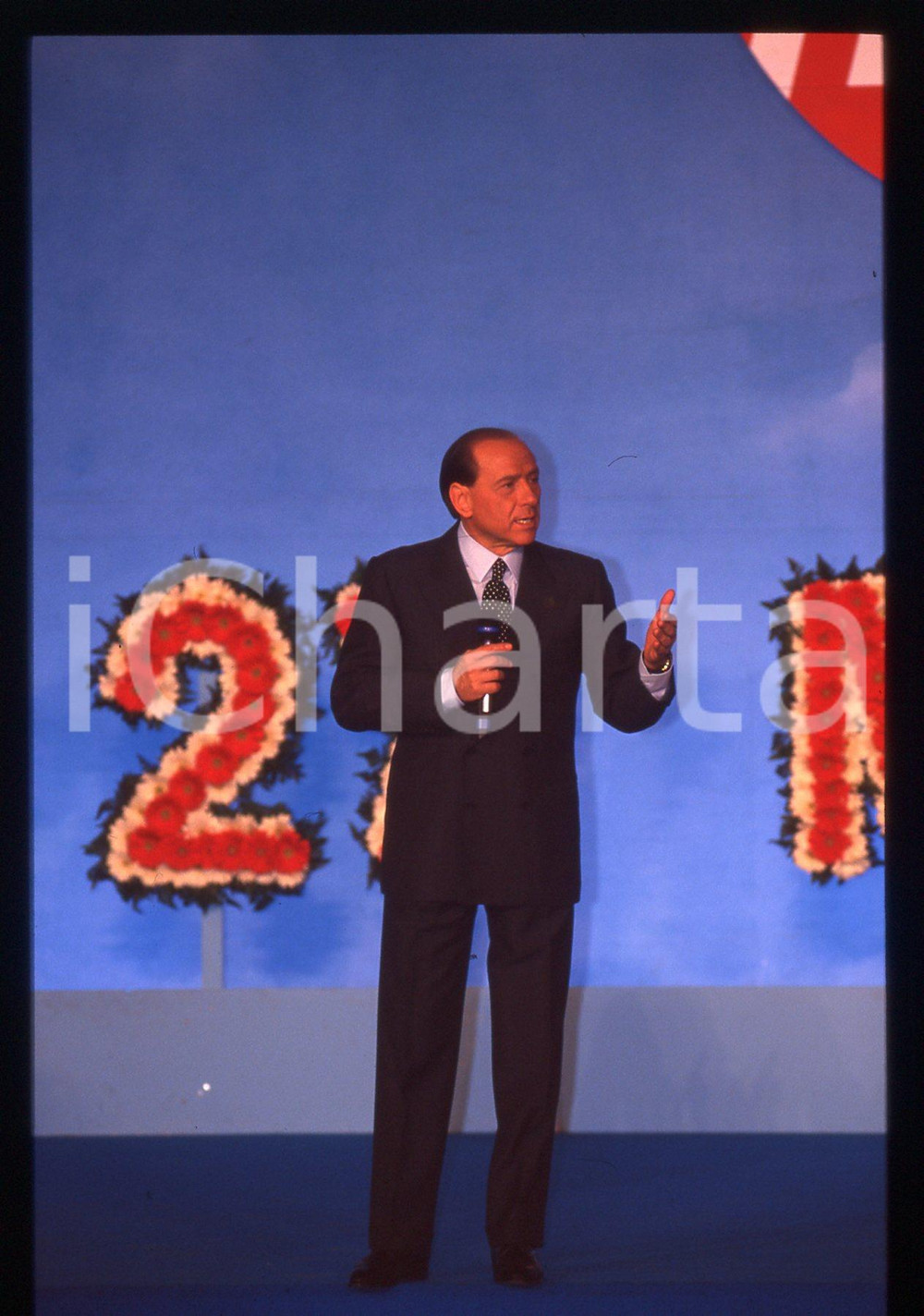 Silvio BERLUSCONI POLITICA Congresso FORZA ITALIA 1996 *35mm vintage slide 42