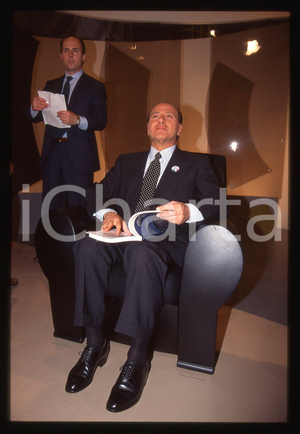 Silvio BERLUSCONI POLITICA - FORZA ITALIA 1996 *35 mm vintage slide 47