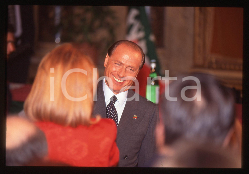 Silvio BERLUSCONI POLITICA - FORZA ITALIA 1995 ca *35 mm vintage slide 48