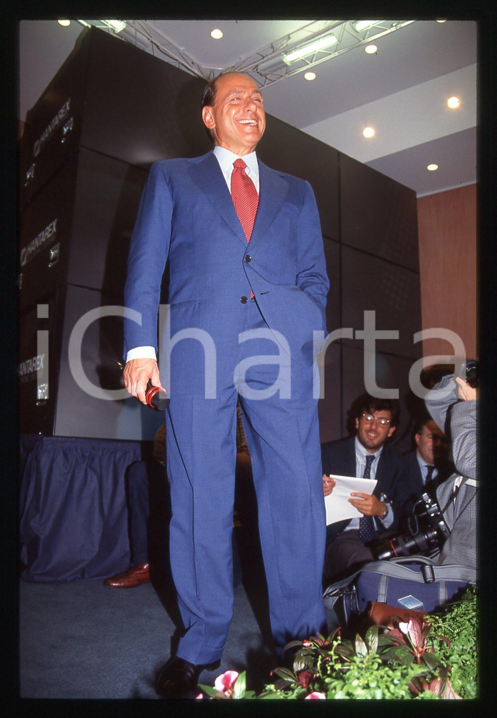 Silvio BERLUSCONI Convegno CONFINDUSTRIA 1995 *35 mm vintage slide 54