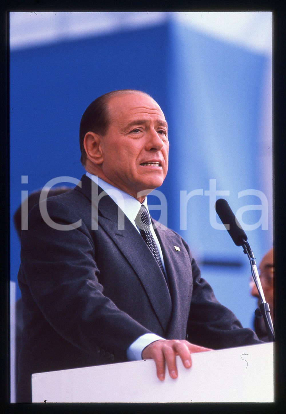 Silvio BERLUSCONI Congresso FORZA ITALIA - Milano 1998 * 35 mm vintage slide 2