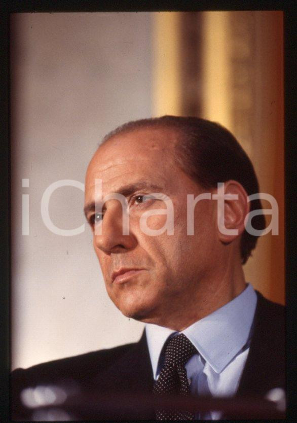 Silvio BERLUSCONI POLITICA - FORZA ITALIA 1995 ca *35 mm vintage slide 70