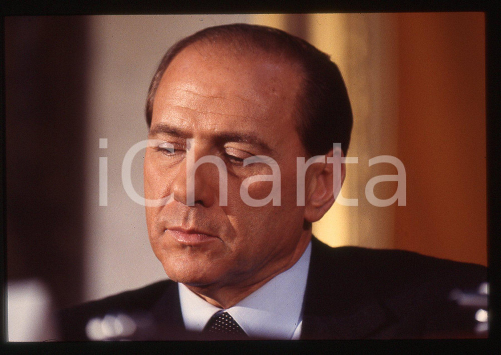 Silvio BERLUSCONI POLITICA - FORZA ITALIA 1995 ca *35 mm vintage slide 71