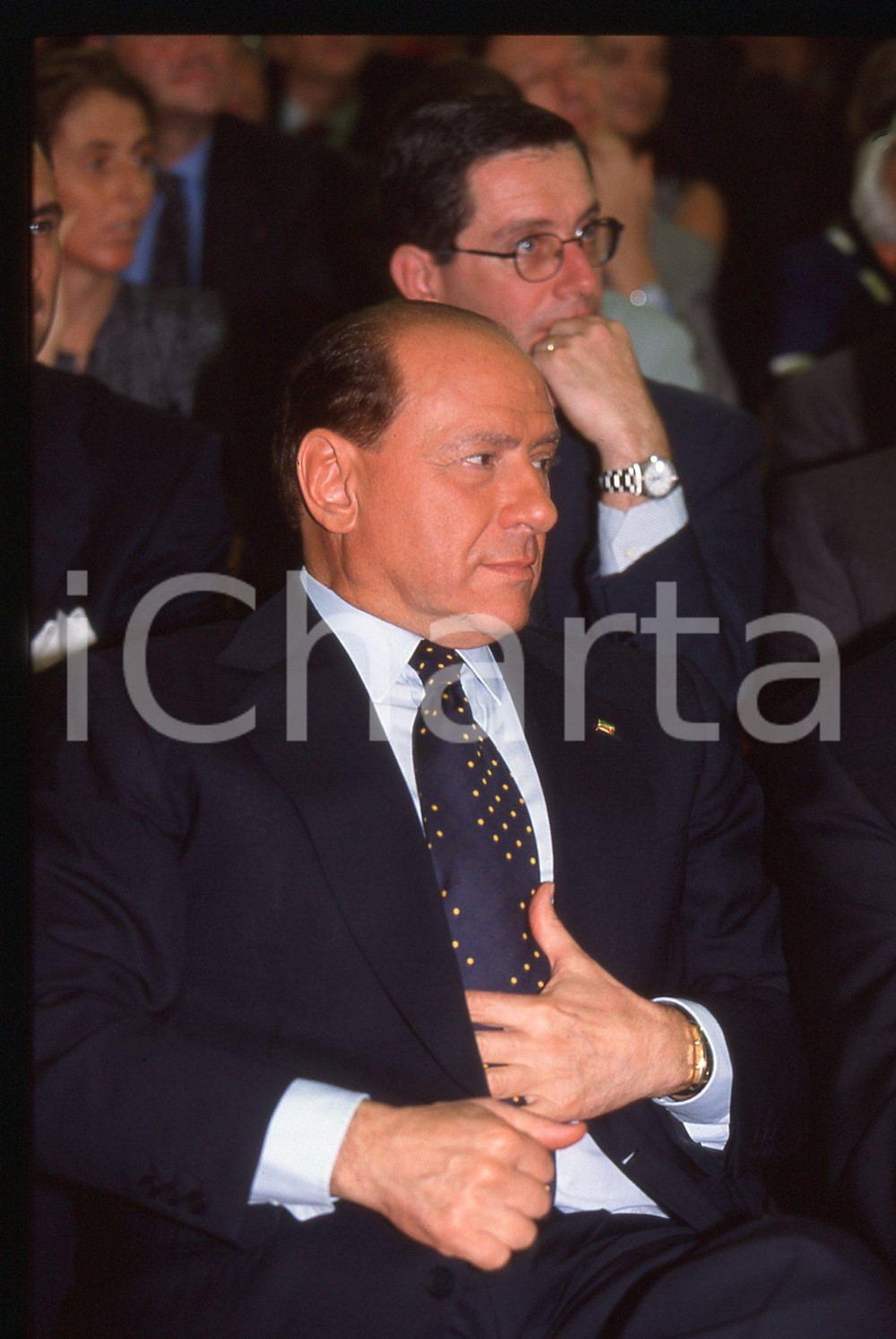 Silvio BERLUSCONI Convegno CONFINDUSTRIA 1995 *35 mm vintage slide 76