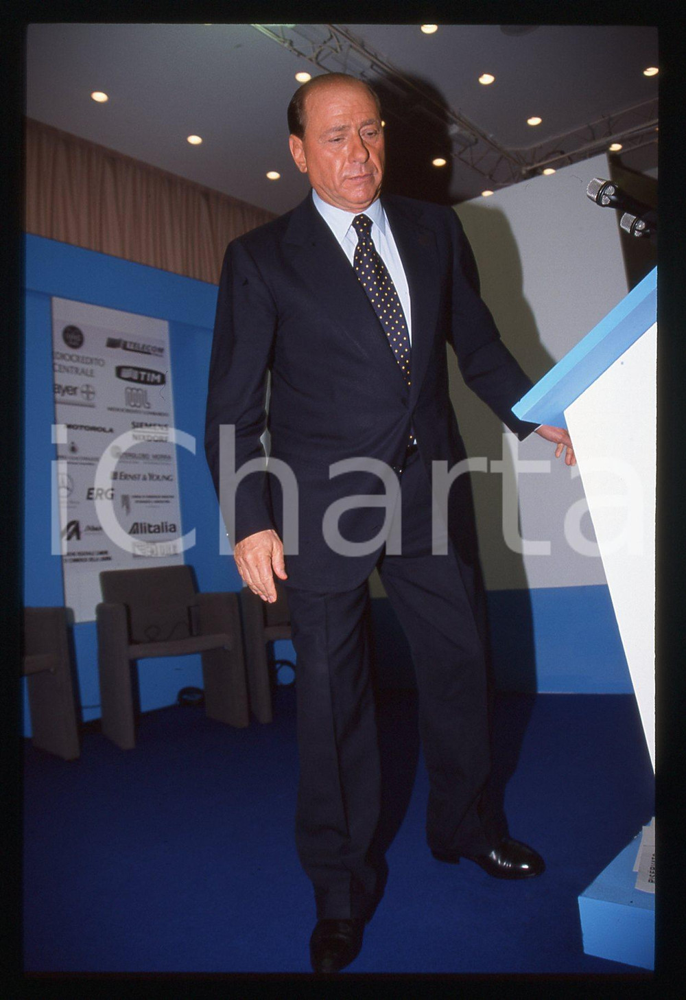 Silvio BERLUSCONI Convegno CONFINDUSTRIA 1995 *35 mm vintage slide 79