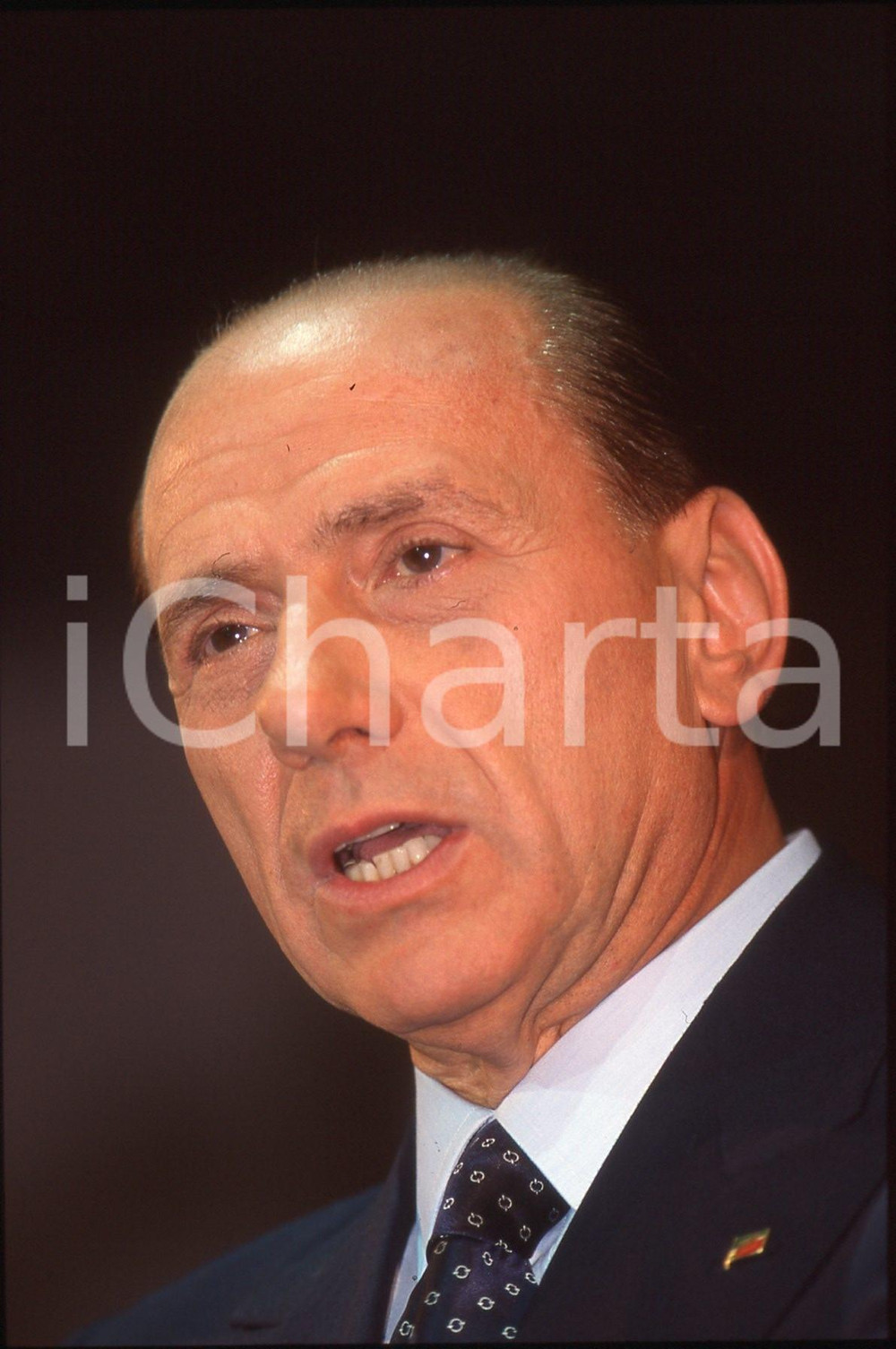 Silvio BERLUSCONI POLITICA - FORZA ITALIA 1995 ca *35 mm vintage slide 85