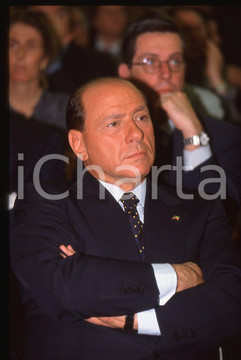Silvio BERLUSCONI Convegno CONFINDUSTRIA 1995 *35 mm vintage slide 97