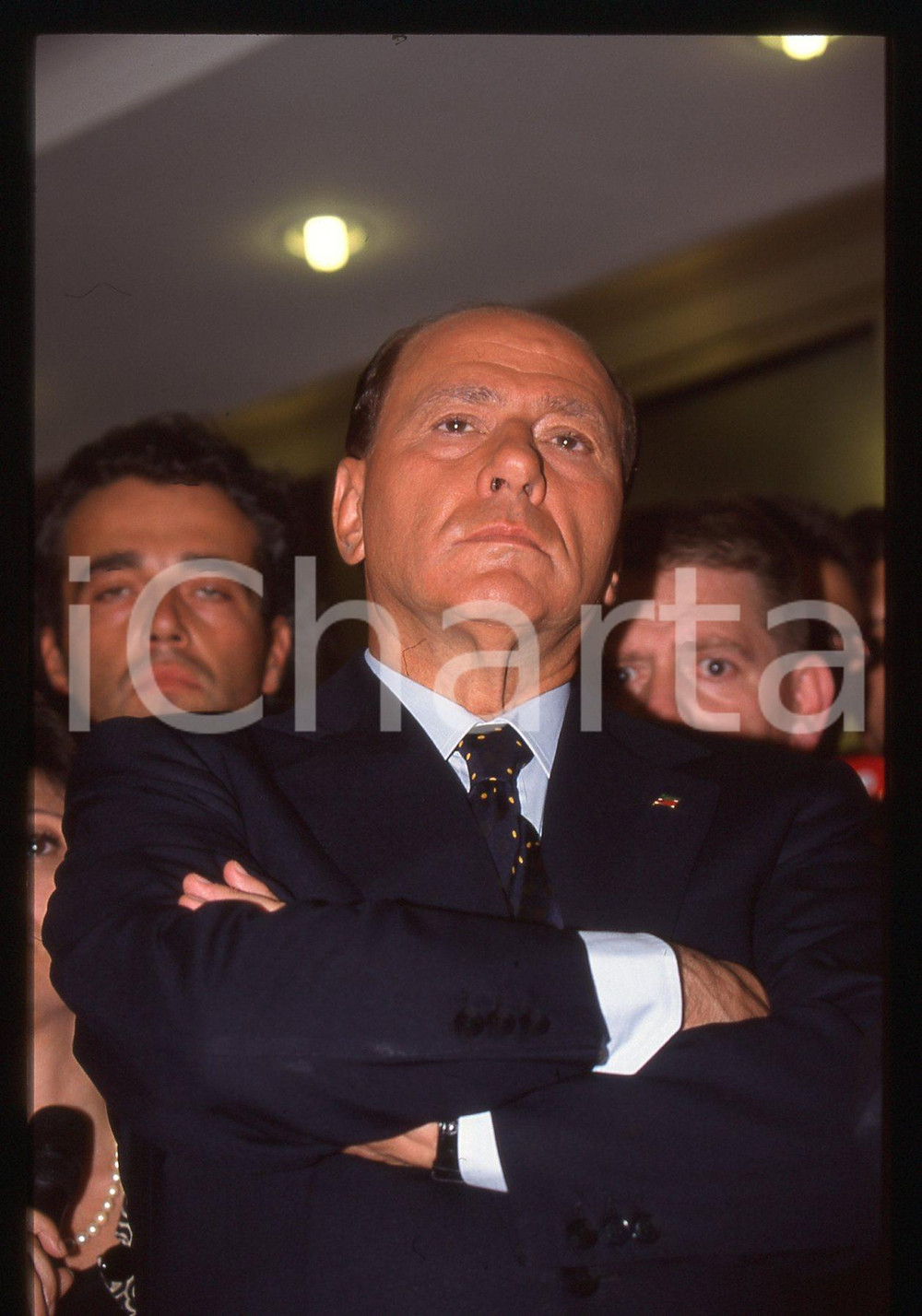 Silvio BERLUSCONI Convegno CONFINDUSTRIA 1995 *35 mm vintage slide 101
