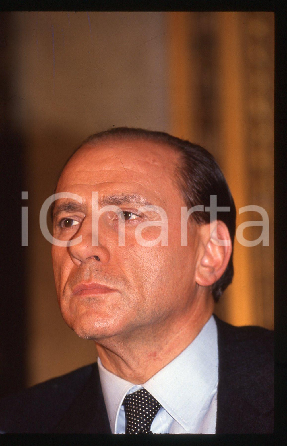 Silvio BERLUSCONI POLITICA - FORZA ITALIA 1995 ca *35 mm vintage slide 104