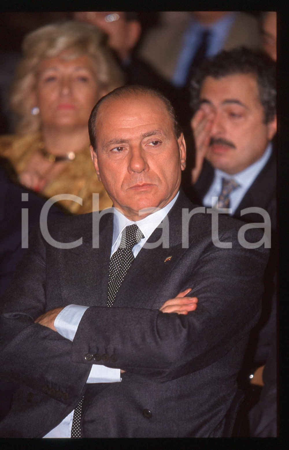Silvio BERLUSCONI POLITICA - FORZA ITALIA 1995 ca *35 mm vintage slide 106