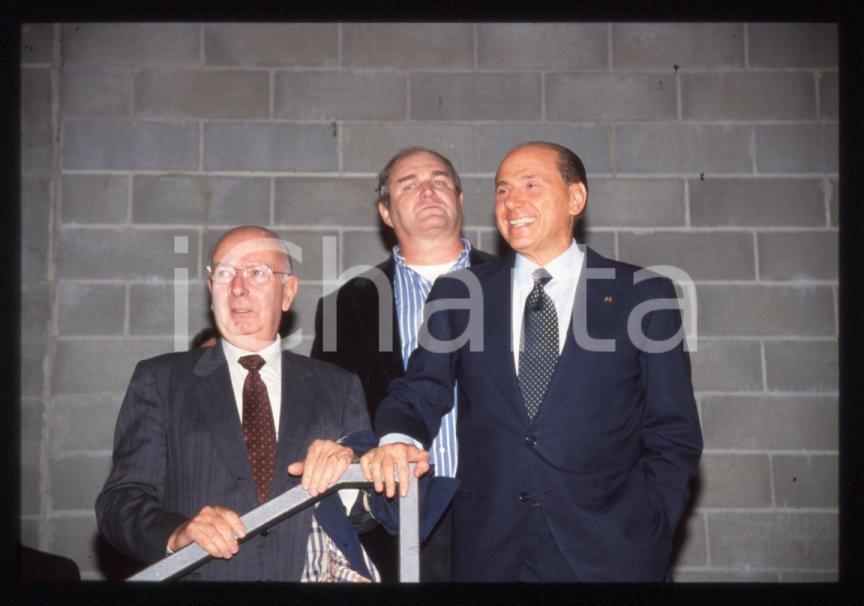 Silvio BERLUSCONI Pier Gianni PROSPERINI POLITICA 1995 ca *35 mm vintage slide 4