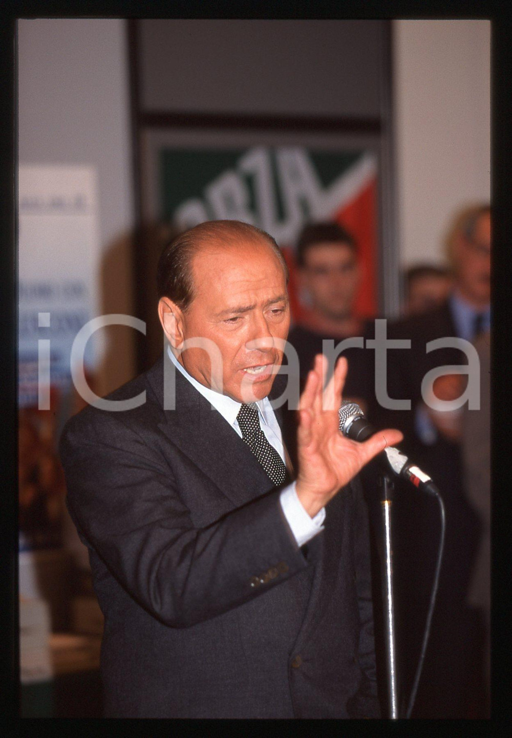 Silvio BERLUSCONI Congresso FORZA ITALIA - ASSAGO 1998 * 35 mm vintage slide 15