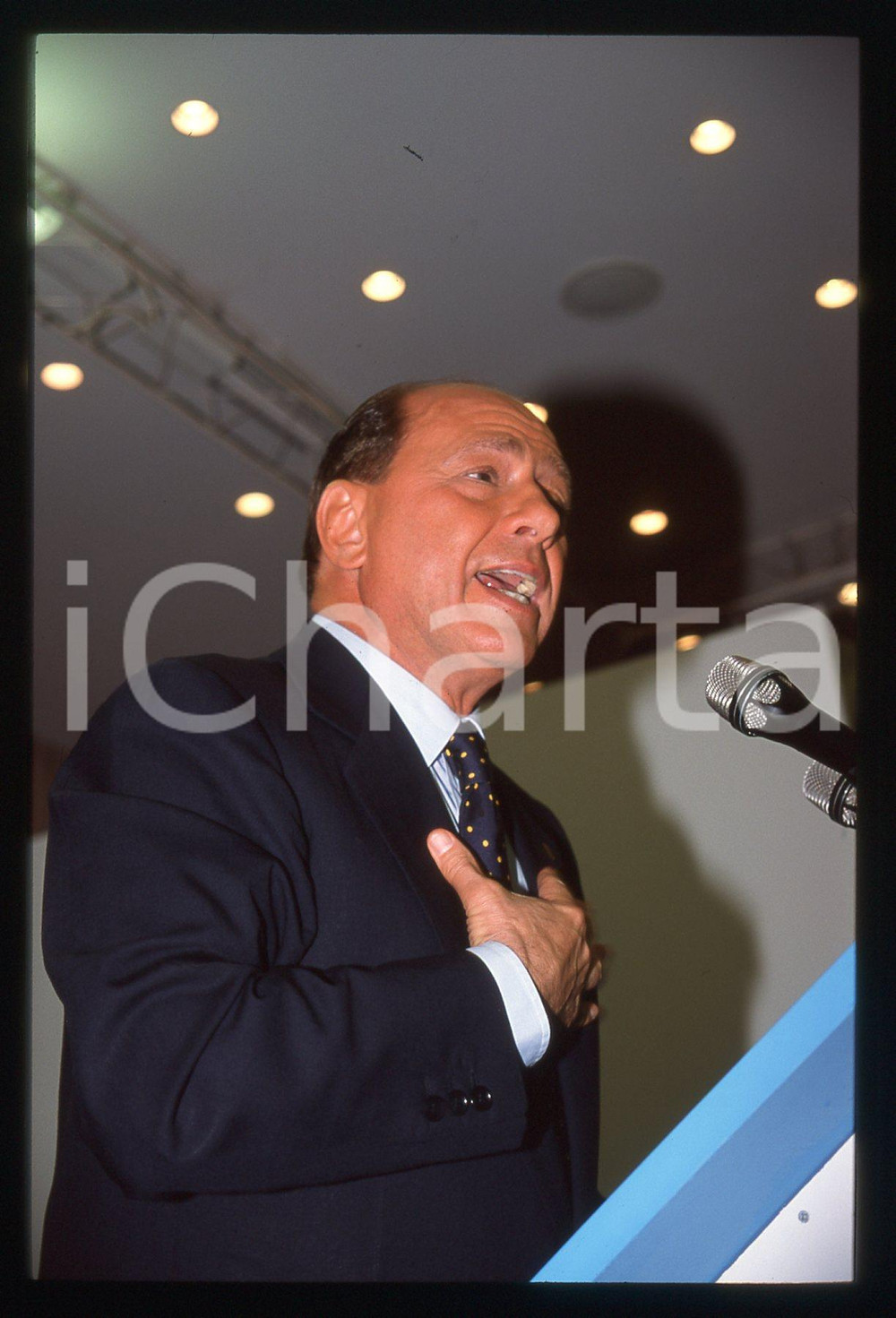 Silvio BERLUSCONI Convegno CONFINDUSTRIA 1995 *35 mm vintage slide 8