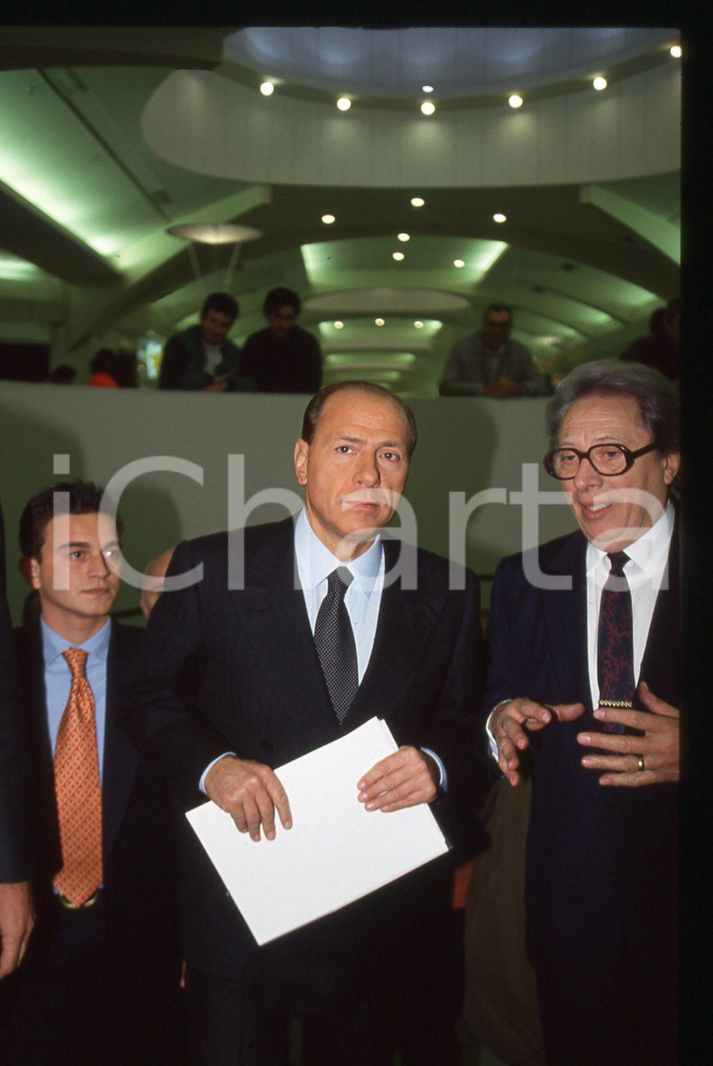 Silvio BERLUSCONI - Shopville GRAN RENO 1993 *35 mm vintage slide (4)