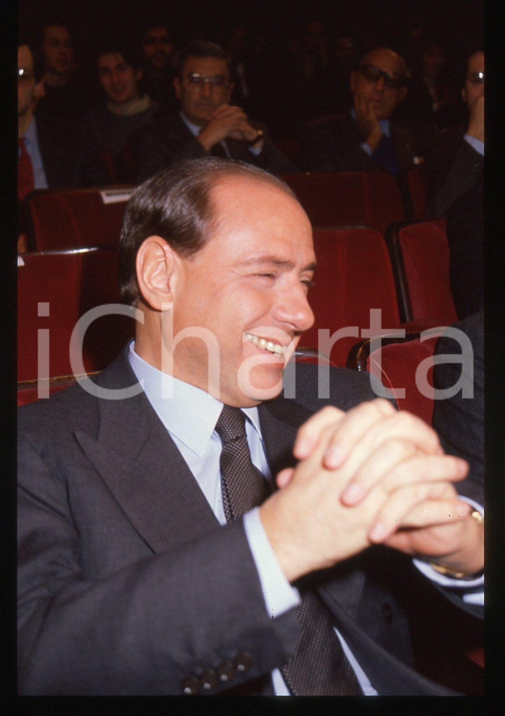 Silvio BERLUSCONI POLITICA - FORZA ITALIA 1995ca *35 mm vintage slide 176