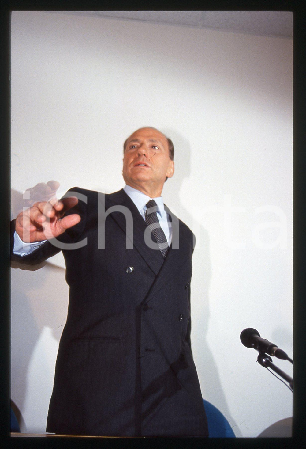Silvio BERLUSCONI - Imprenditoria - Evento - 1995 ca *35 mm vintage slide 177