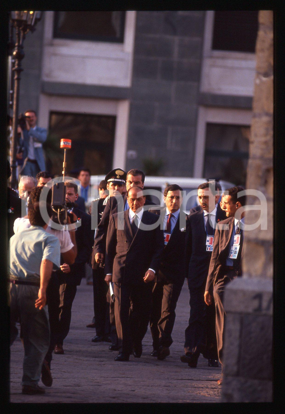 Silvio BERLUSCONI POLITICA - 1994 G7 NAPOLI * 35 mm vintage slide 15