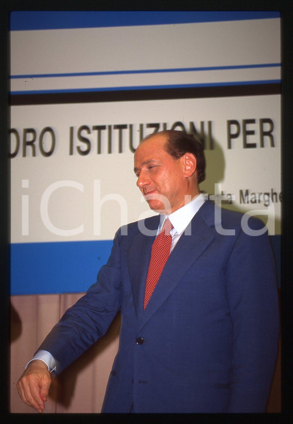 Silvio BERLUSCONI - Convegno CONFINDUSTRIA 1995 * 35 mm vintage slide 13