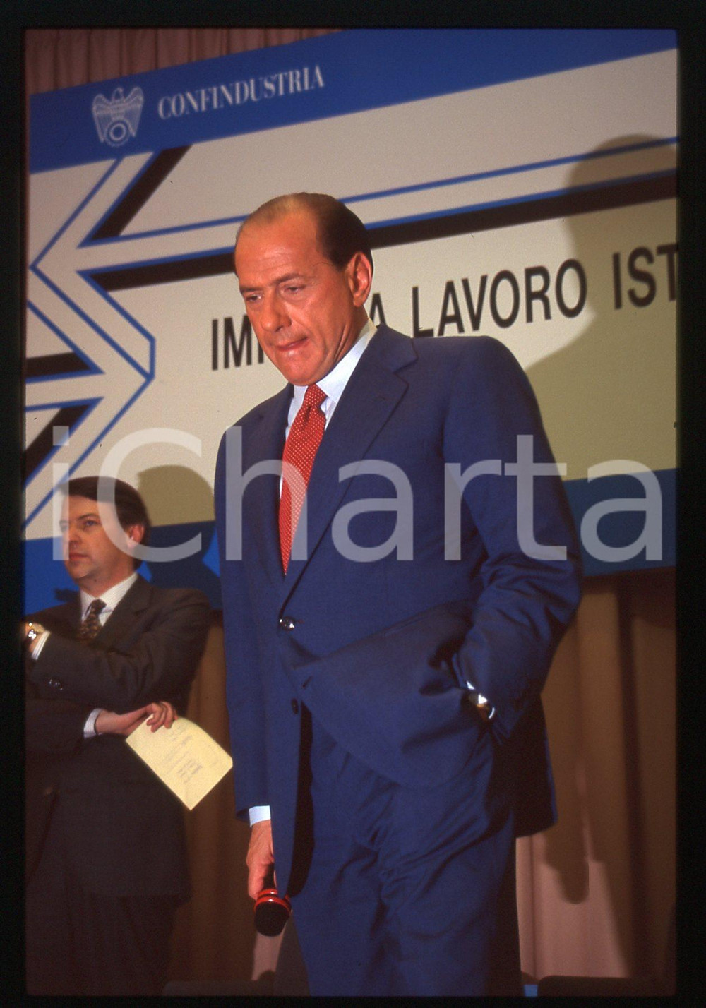 Silvio BERLUSCONI - Convegno CONFINDUSTRIA 1995 * 35 mm vintage slide 20