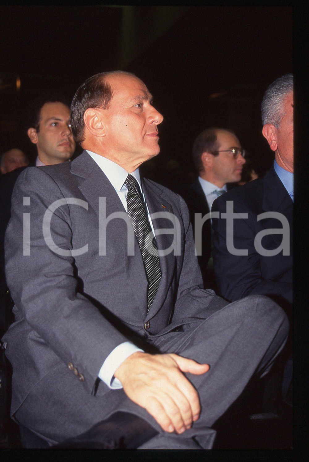 Silvio BERLUSCONI POLITICA - FORZA ITALIA 1995 ca *35 mm vintage slide 210