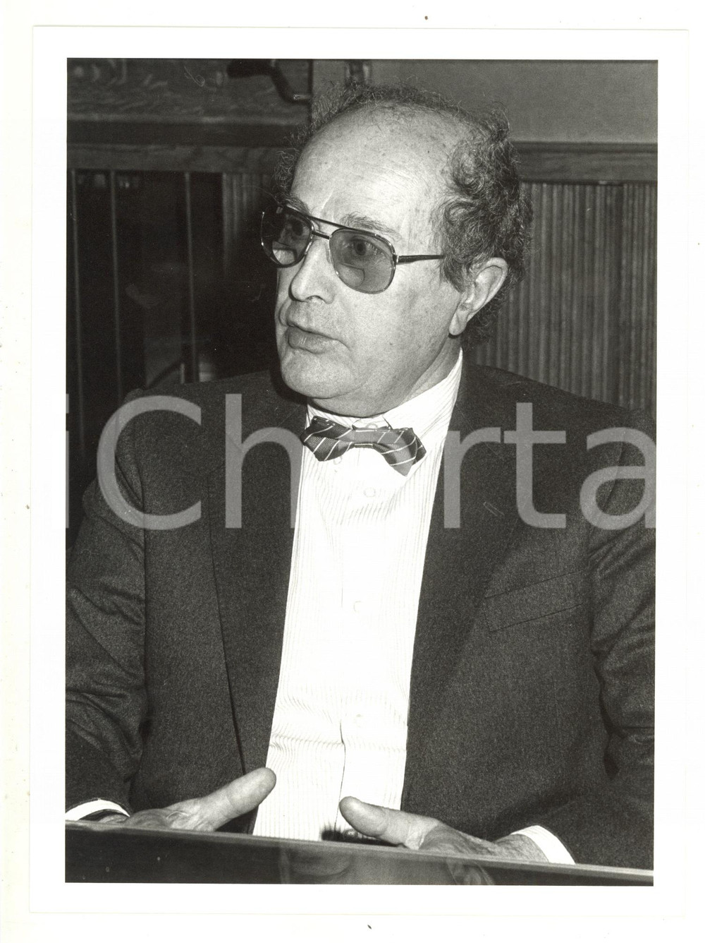 Fotografia d epoca originale 1990 ca CINEMA Ritratto del regista Manoel de OLIVEIRA 1  Foto 18x24 cm 1