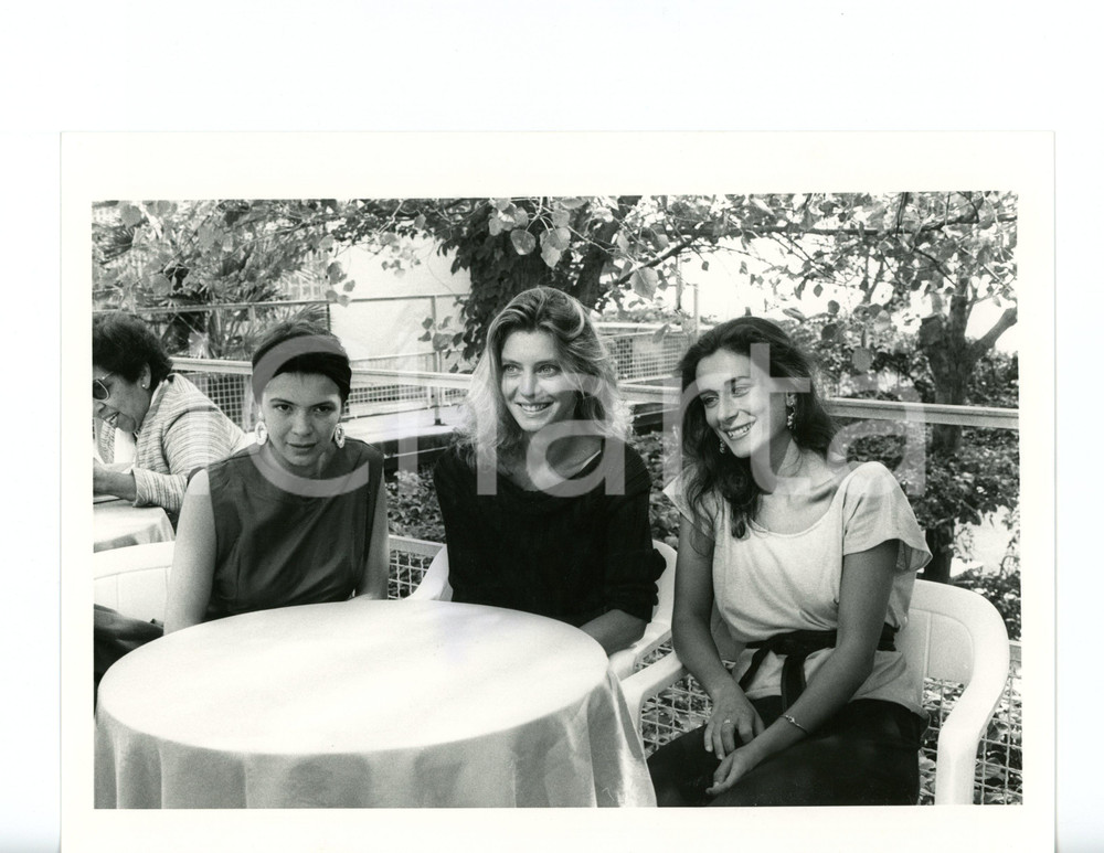 Fotografia d epoca originale 1990 ca VENEZIA Margherita BUY  Enrica Maria MODUGNO  Cristina GENTILE  Foto 1