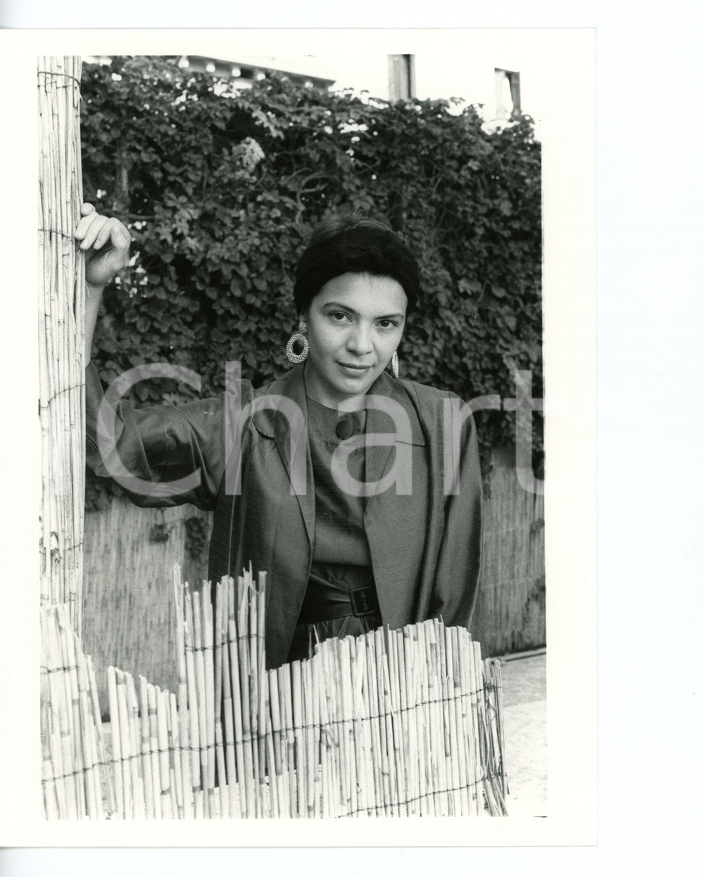 1985 ca CINEMA Ritratto attrice Maria Cristina GENTILE (1) - Foto VINTAGE 18x24