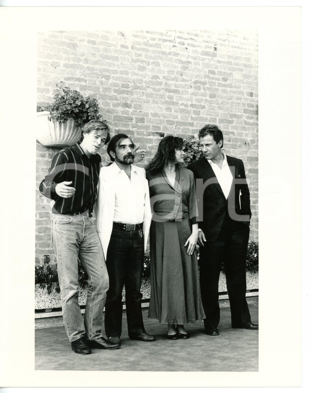 1988 VENEZIA CINEMA Willem DEFOE - Martin SCORSESE - Barbara HERSHEY *Foto 20x25