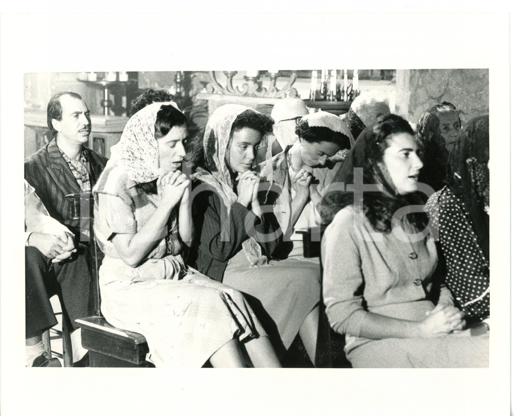 Fotografia d epoca originale 1988 CINEMA Ladri di saponette  Comari a messa Regia di Maurizio NICHETTI 1