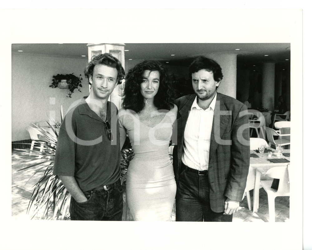 Fotografia d epoca originale 1989 CINEMA Marina SUMA con Silvio VANNUCCI Fotografia VINTAGE 20x25 cm 1