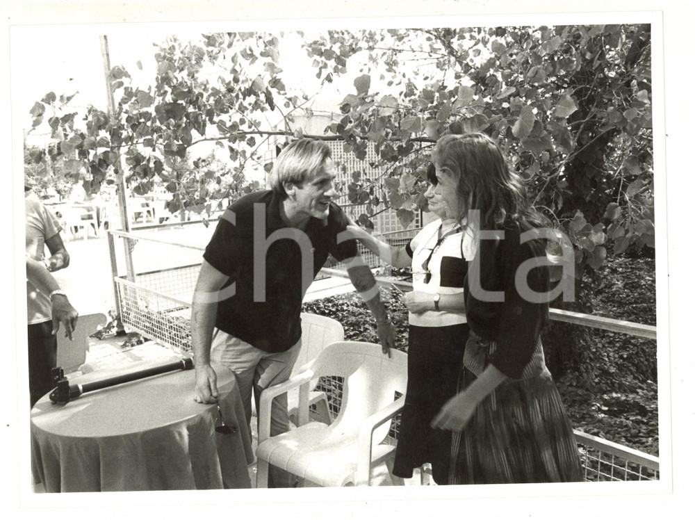 Fotografia d epoca originale 1985 – Venezia Cinema – Gérard Depardieu, Agnès Varda e Sandrine Bonnaire 1 1