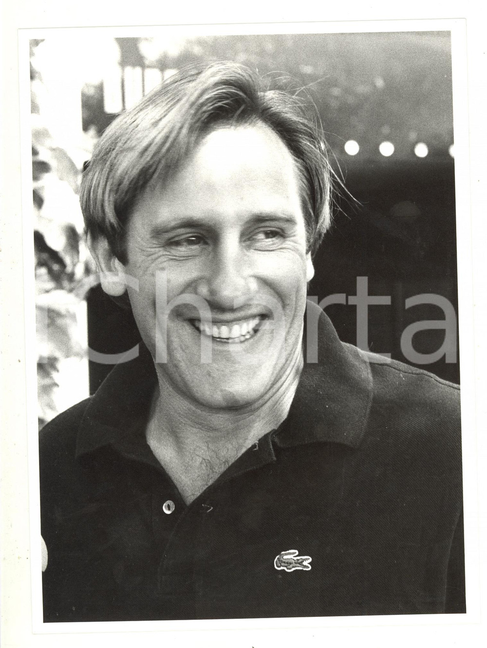 Fotografia d epoca originale 1985 VENEZIA Mostra del Cinema  Ritratto di Gérard DEPARDIEU 2 Foto 18x24 cm 1